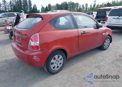 2008 Hyundai Accent Gs из США, поврежденный, VIN KMHCM36C98U103874
